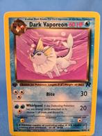 Dark Vaporeon 45/82 - Team Rocket (1st edition), Hobby en Vrije tijd, Verzamelkaartspellen | Pokémon, Gebruikt, Losse kaart, Verzenden