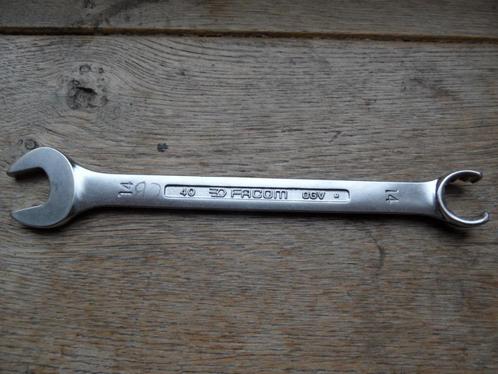 Facom 40 ringsteeksleutel 14 met open geslepen ring, Auto diversen, Autogereedschap, Gebruikt, Ophalen of Verzenden