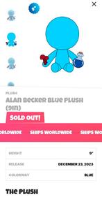 Nieuw Youtooz Plush Collectible Alan Becker Blue, Ophalen of Verzenden, Nieuw, Overige typen