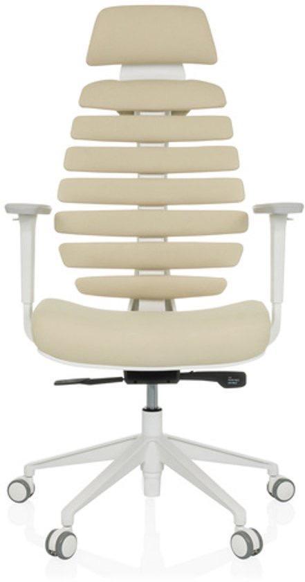 Bureaustoel Ergo Line W - Salted caramel, Huis en Inrichting, Bureaustoelen, Zo goed als nieuw, Bureaustoel, Beige, Ergonomisch