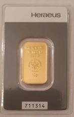 10 gram goudbaar Heraeus, Ophalen of Verzenden, Goud