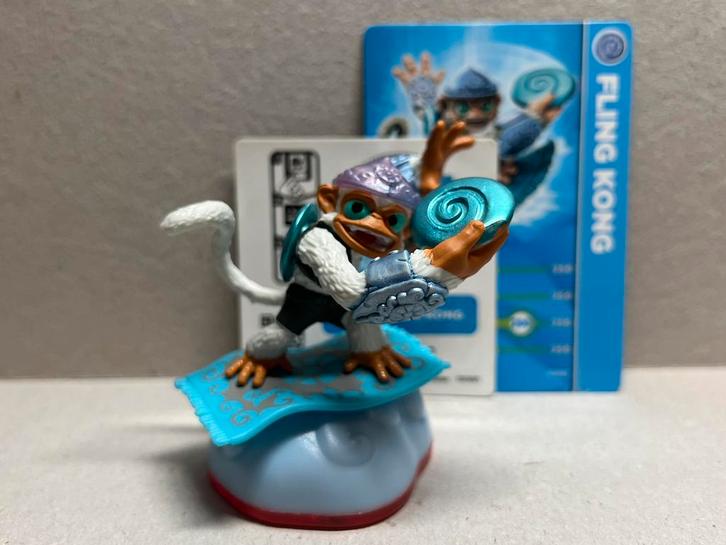 Skylanders Trap Team pink helmet Fling Kong mét kaart & stic, Spelcomputers en Games, Games | Nintendo Wii U, Zo goed als nieuw