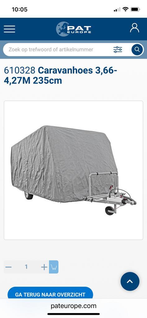 Pro-plus 610238 proplus caravanhoes caravan cover, Caravans en Kamperen, Caravan accessoires, Zo goed als nieuw, Ophalen of Verzenden