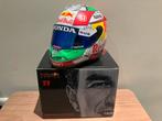 Sergio perez helm 1:2 mexico 2021, Ophalen of Verzenden, Zo goed als nieuw, Formule 1