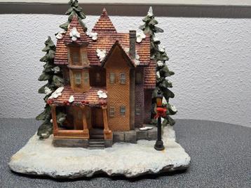 Kerstdecoratie Huisje - Hard Plastic beschikbaar voor biedingen