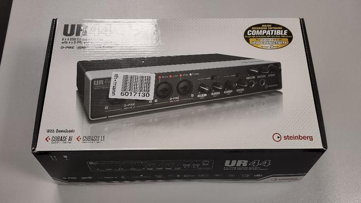 Steinberg UR44 Audio interface, Muziek en Instrumenten, Mengpanelen, Zo goed als nieuw, 5 tot 10 kanalen, Microfooningang, Ophalen of Verzenden
