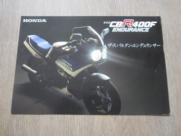 Honda CBR400F Endurance (JDM) brochure folder beschikbaar voor biedingen