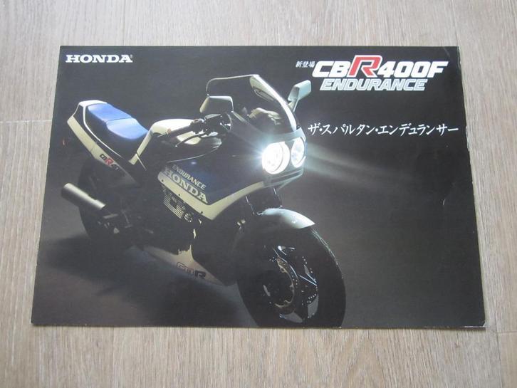 Honda CBR400F Endurance (JDM) brochure folder, Motoren, Handleidingen en Instructieboekjes, Honda, Ophalen of Verzenden