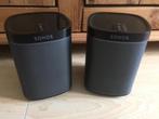 2x Sonos Play 1 (zwart)., Ophalen, Zo goed als nieuw, 60 tot 120 watt, Sonos