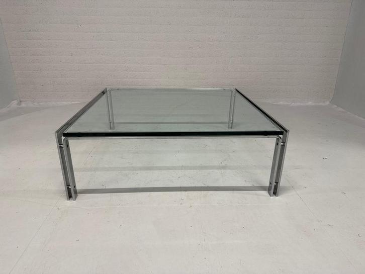 Metaform Salontafel Vierkant - Strak Design, Huis en Inrichting, Tafels | Salontafels, Gebruikt, Minder dan 50 cm, 50 tot 100 cm