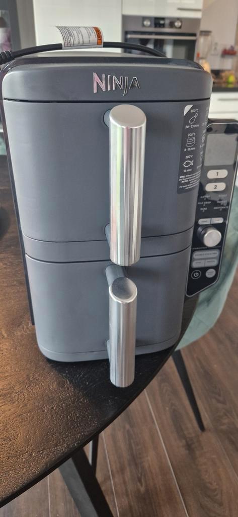 Ninja SL400EU airfryer- double stack grijs, Witgoed en Apparatuur, Airfryers, Zo goed als nieuw, Ophalen