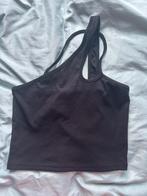 One shoulder top Shein maat S, Kleding | Dames, Tops, Zwart, Ophalen of Verzenden, Zo goed als nieuw, Maat 36 (S)