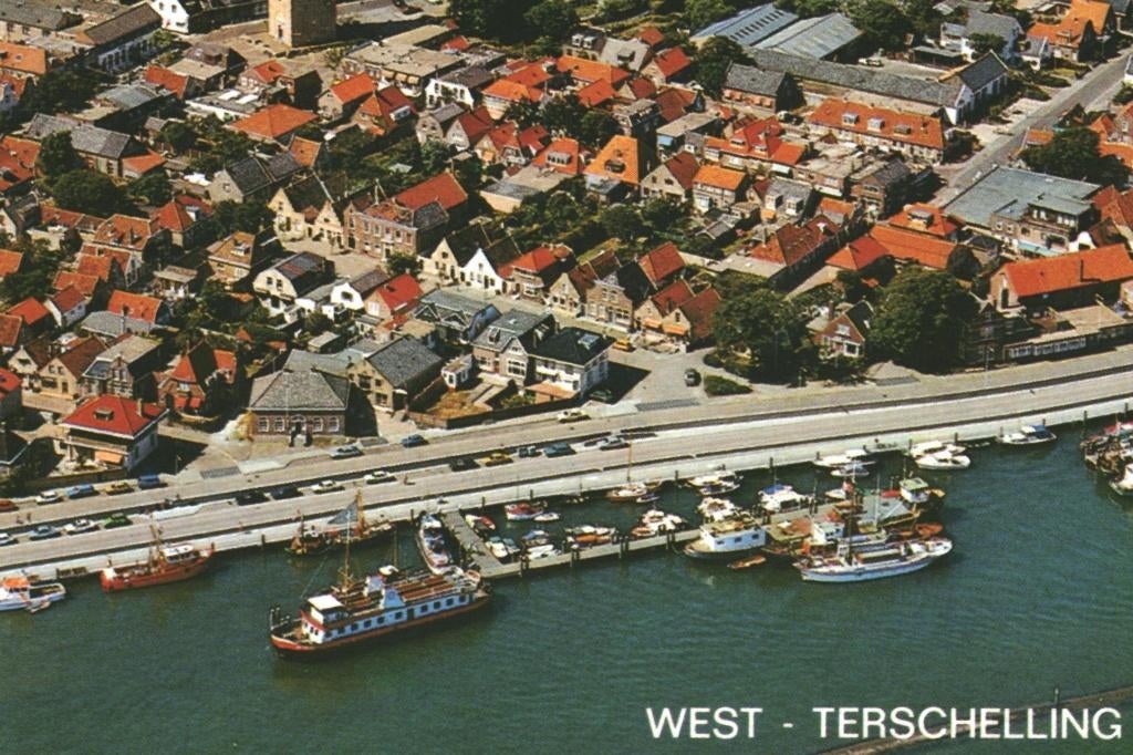987522 Terschelling Wad 80+ Gelopen met postzegel, Ophalen of Verzenden, 1980 tot heden, Gelopen, Waddeneilanden