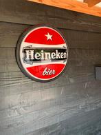 Heineken Lichtreclame Bord 50 cm., Antiek en Kunst, Ophalen of Verzenden