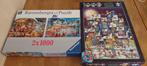 3 kerst puzzels d toys en ravensburger 1000 stukjes, Hobby en Vrije tijd, Denksport en Puzzels, Ophalen of Verzenden, 500 t/m 1500 stukjes