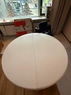 Uitschuifbare eettafel, Huis en Inrichting, Tafels | Eettafels, Ophalen, Zo goed als nieuw, Rechthoekig, 50 tot 100 cm