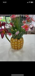 Ananas Vaas/Plantenbak, Huis en Inrichting, Geel, Aardewerk of Porselein, Nieuw, Ophalen of Verzenden