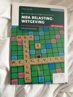 MBA Belastingwetgeving - Opgavenboek, Ophalen of Verzenden, Gamma, Nieuw, HBO
