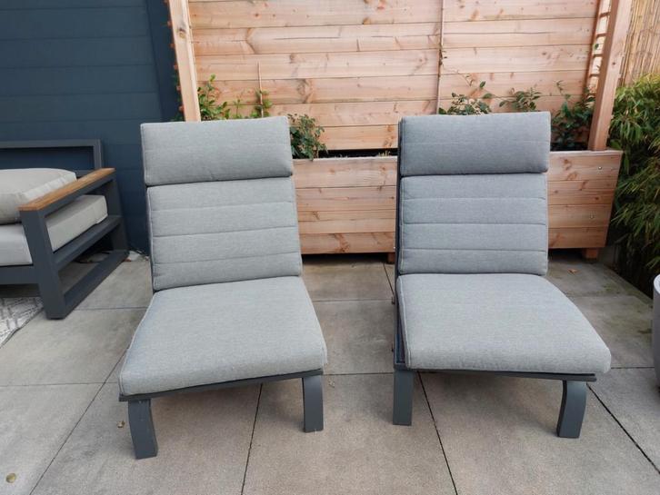 Life relaxstoelen Felix met Soltex kussens i.z.g.s., Tuin en Terras, Ligbedden, Zo goed als nieuw, Ophalen