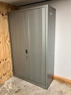 Metalen Roldeurkast, archiefkast, opbergkast met legplanken, Huis en Inrichting, Kasten | Roldeurkasten en Archiefkasten, Ophalen