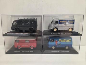 Atlas/Ixo/Eligor Peugeot,Citroën,Renault busjes 1:43 beschikbaar voor biedingen
