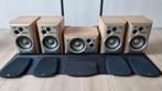 Infinity Alpha 5 Surround Set met Vogel's Statieven, Gebruikt, 70 watt of meer, 5.1-systeem, Overige spelers