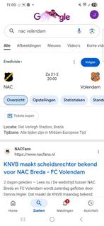 Kaartje vak g nac volendam, Eén persoon, Overige soorten