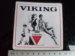 sticker viking sigaretten logo vintage, Verzamelen, Stickers, Verzenden, Zo goed als nieuw, Merk