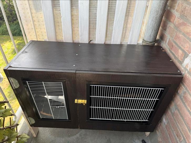 konijnenhok, Dieren en Toebehoren, Knaagdieren en Konijnen | Hokken en Kooien, Zo goed als nieuw, Hok, 60 tot 90 cm, 75 tot 110 cm