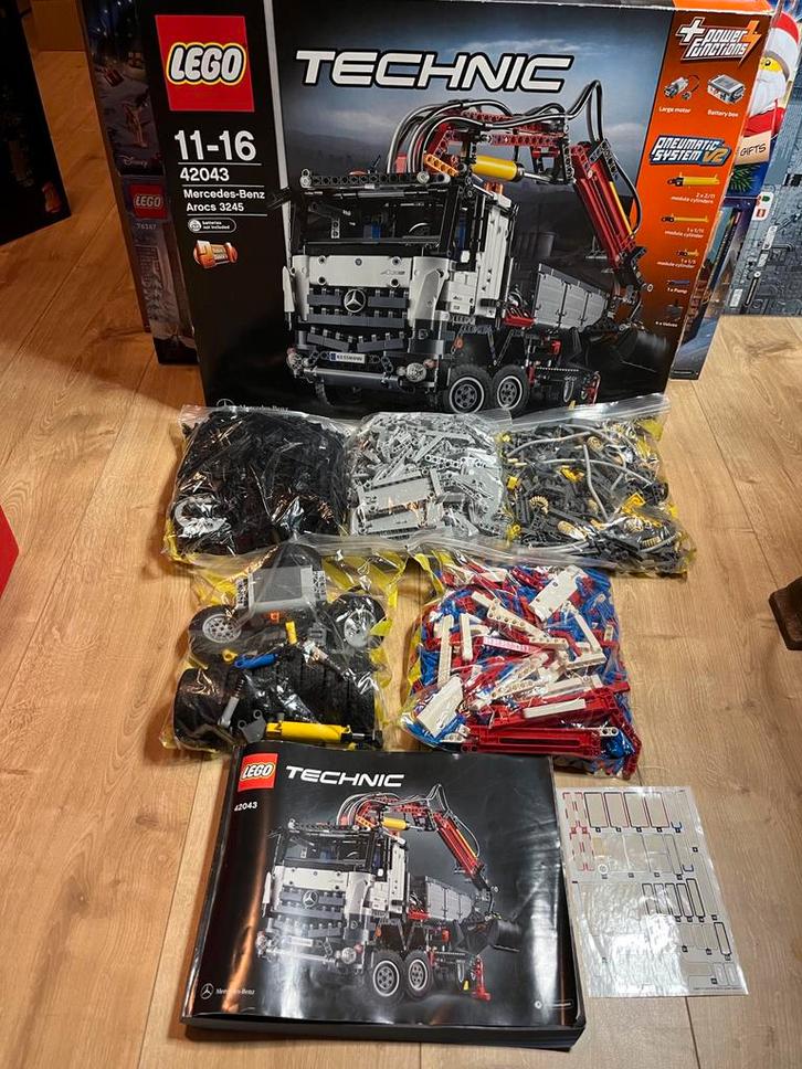 Lego Technic 42043 Mercedes-Benz Arocs 3245, Kinderen en Baby's, Speelgoed | Duplo en Lego, Gebruikt, Lego, Complete set, Ophalen