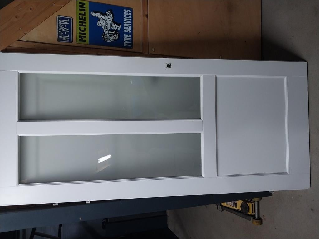 Binnendeur MDF opdek 93x211.5 cm., Ophalen, Zo goed als nieuw, Binnendeur, 200 tot 215 cm