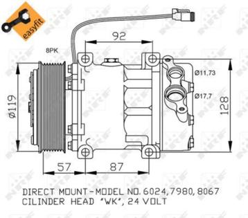 NRF 32120 Airco-compressor beschikbaar voor biedingen