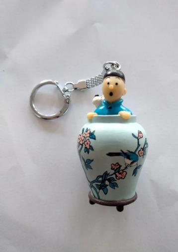 Sleutelhanger Kuifje en de blauwe lotus Herge beschikbaar voor biedingen