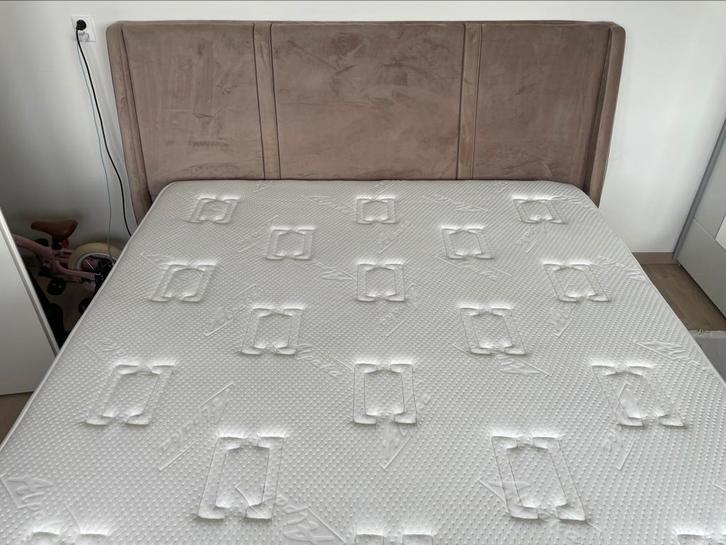 Enza Home 180x200 cm boxspring met opbergruimte, Huis en Inrichting, Slaapkamer | Boxsprings, Zo goed als nieuw, 180 cm, Tweepersoons