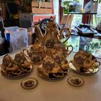 Goudkleurig koffieservies., Antiek en Kunst, Antiek | Servies compleet, Ophalen of Verzenden