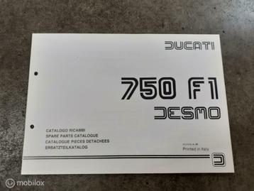 Originele nieuwe onderdelencatalogus 750 F1 spare parts beschikbaar voor biedingen