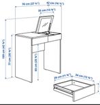 IKEA Make-up Tafel, Huis en Inrichting, Tafels | Kaptafels, Ophalen, 100 tot 150 cm, 50 tot 100 cm, Zo goed als nieuw