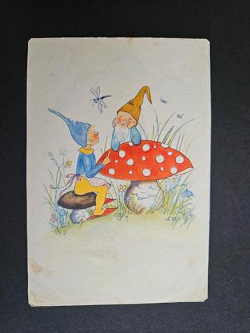 Oude Prentkaart Kabouters - Duitsland beschikbaar voor biedingen