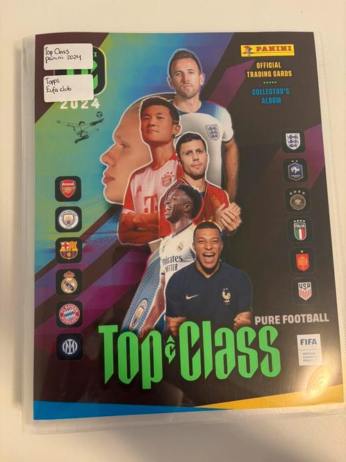 Binder met Topps voetbalkaarten, Hobby en Vrije tijd, Verzamelkaartspellen | Overige, Zo goed als nieuw, Losse kaart, Ophalen of Verzenden