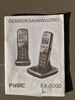 Fysic FX-5000 draadloze telefoon, Ophalen, Zo goed als nieuw, 2 handsets