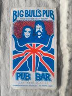 Sticker Big Bull's Pub bar Almelo jaren 70 zeldzaam !!, Verzenden, Zo goed als nieuw, Overige typen