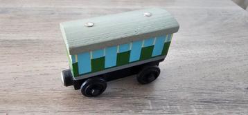 Thomas de trein hout Passengier wagon groen beschikbaar voor biedingen