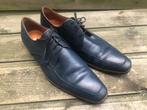 VAN LIER blauw leren veterschoenen maat 10/44, Kleding | Heren, Schoenen, Blauw, Ophalen of Verzenden, Gedragen, Veterschoenen