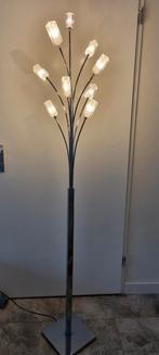 Elegante Vloerlamp met Chrome Afwerking, Ophalen, Zo goed als nieuw, Glas, Modern