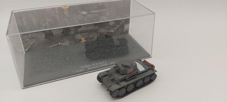 Deagostini schaalmodel Panzer 38T, Hobby en Vrije tijd, Modelbouw | Auto's en Voertuigen, Nieuw, Tank, 1:50 of kleiner, Overige merken