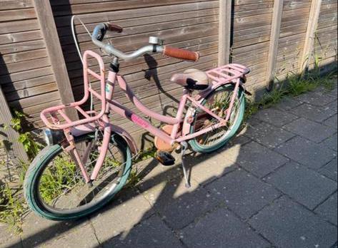 Roze 20 inch Meisjesfiets, Fietsen en Brommers, Fietsen | Meisjes, Gebruikt, 20 inch, Handrem, Ophalen