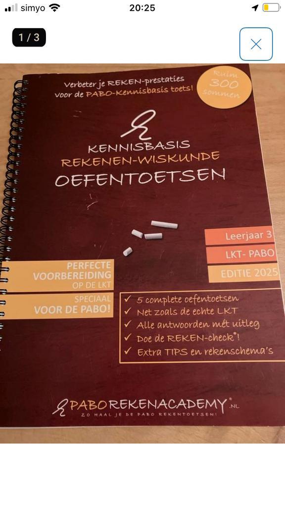 Kennisbasis rekenen-wiskunde - handig om toets te halen!, Boeken, Studieboeken en Cursussen, Zo goed als nieuw, HBO, Beta, Ophalen of Verzenden