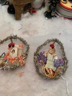 #kerst antiek tinsel ornamenten kerstboom versiering, Diversen, Kerst, Gebruikt, T, Ophalen of Verzenden, N