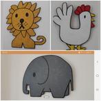 Kip, olifant & leeuw - Nijntje schilderijen op hout, Kinderen en Baby's, Kinderkamer | Inrichting en Decoratie, Ophalen of Verzenden