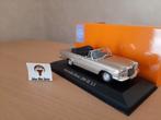Mercedes Benz 280SE 3.5 Cabriolet 1970 Goud-Metallic - 1:43, Overige merken, Auto, Nieuw, Ophalen of Verzenden